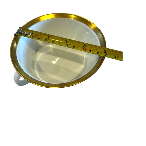 1-Rosenthal Kurfurstendamm Soup Bowl, White Porcelain with Gold Thick Trim, - Picture 6 of 7